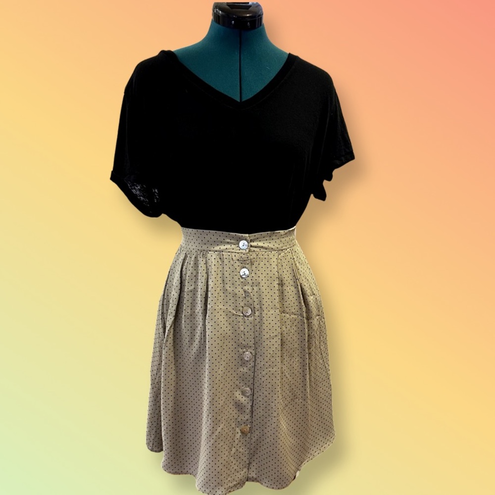Polka Dot Skater Skirt
